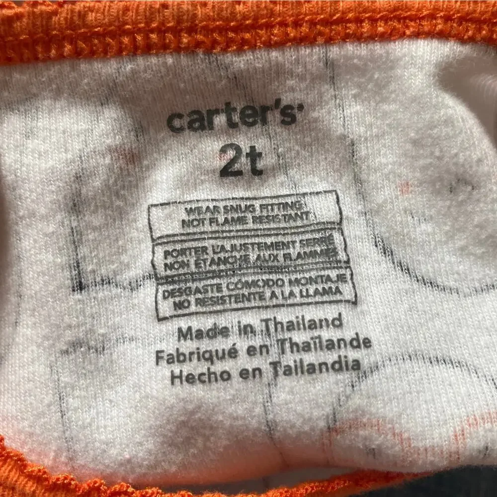 Carter’s Two Piece Girls Pajama Set, Size 2T